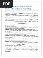 CH 01 Introduction To Accounting