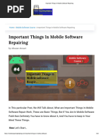 4important Things in Mobile Software Repairing1