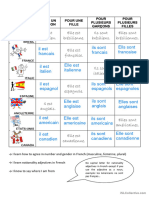 Exercice Nationalités HW