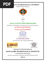 AICTE Activity Points Program Report by Bikash Giri 