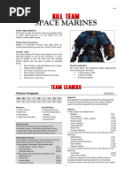 Kill Team List - Space Marines v1.6