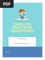 CMQ Practice Questions