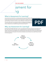 Assessment For Learning