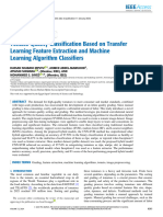 Tomato Quality Classification Based On Transfer Learning Feature Extraction and Machine Learning Algorithm Classifiers