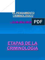 Etapas de La Criminologia