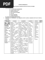 Sesión de Aprendizaje 0 - Ciencia y Tecnologia