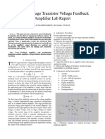 Two Stage Amplifier Lab Report