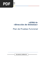 PLAN - 001.1 - Pruebas Funcional Con OTRS