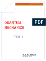 CSIR JUNE 2023 Test Series D PHYSICS