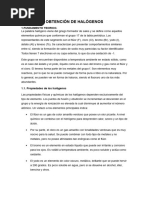 Obtención de Halogenos 8