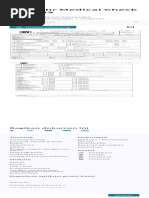 Formulir Medical Check Up 2003 PDF