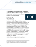 Psychometric Evaluation of The FAP Intimacy Scale in TOC and Realtd Disorders Es