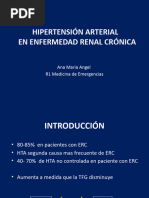 Hipertensión Arterial en Enfermedad Renal Crónica: Ana Maria Angel R1 Medicina de Emergencias