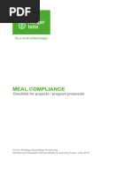 MEAL Compliance Checklist 