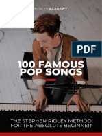 100 Famous Pop Songs E Book