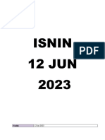 Isnin 12 JUN 2023