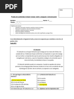 Prueba de Contenidos Mes de Abril 3° PML