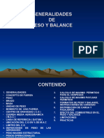 Peso y Balance - Generalidades