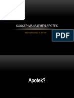 Konsep Manajemen Apotek