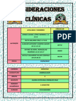 Consideraciones Clínicas