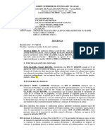 Modelo de Sentencia Penal Por Maltratos - Juzgado de Paz Letrado