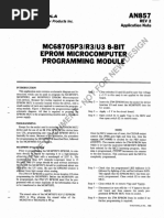 An-857 REV2 MC68705P3 Programming Module