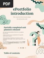 EPortfolio Introduction 3rd November 2023 1