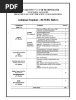 Rubrics Technical Seminar (18css84)