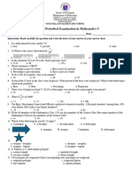 Third Periodical Test in Mathematics 5