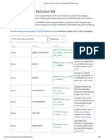 Google Sheets Function List - Google Docs Editors Help