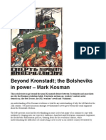 Beyond Kronstadt The Bolsheviks in Power