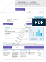 Post Paid Mobile Bill Explainer