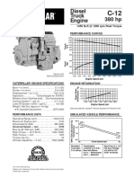 C-12 380 HP Spec Sheet