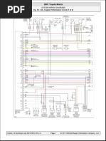 Diagrama Electrico Toyota Matrix 1.8 2007