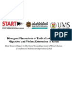 Divergent Dimensions of Radicalization Risk