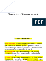 Elements of Measurement