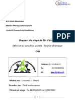 Rapport de Stage Oni