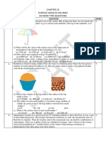 4 Mark Type (Surface Area & Volumes)