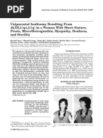 Rhonda - Mu, Xinjie - Nandi, Kailas - Miao, SH - Uniparental Isodisomy Resulting From 46, XX, I (1p), I (1q) in A Woman With Short Stature, P