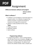 Difference Between Software and Program