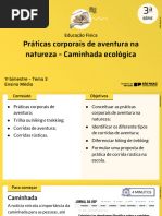 Práticas Corporais de Aventura Na Natureza - Caminhada Ecológica