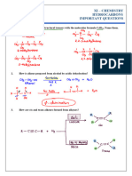 Hydrocarbons Final Revision Worksheet