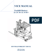 Service Manual: Forklift Battery