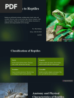 Introduction To Reptiles