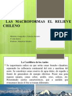 Las Macroformas El Relieve Chileno