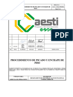 SST - P - 009 - Picado y Enchapado de Piso