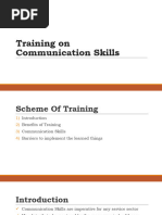 Training On Communication Skills