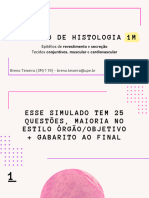 Simulado de Histologia 1m - Versão 04.03.24