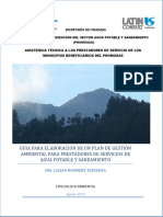 Plan de Gestión Ambiental - Promosas - Honduras