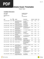 2024-04-02 Exam Timetable For 9215 Topal Haydar